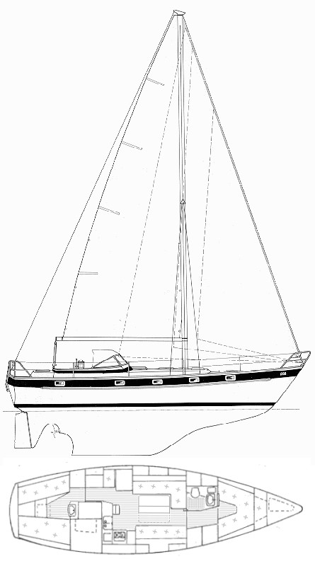 1985 HALLBERG-RASSY 38